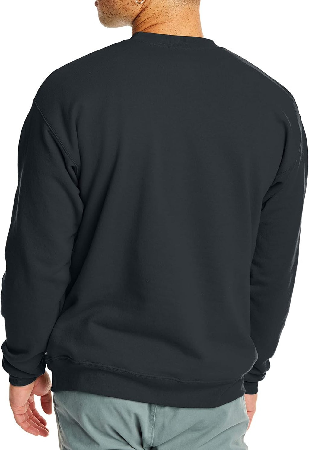 Men's  Fleece, Pullover Crewneck Sweatshirt, 1 or 2 Pack