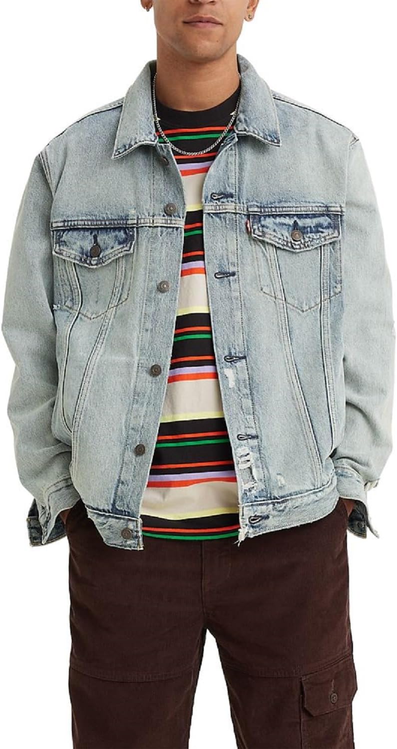 Men's Relaxed Fit Trucker Jacket