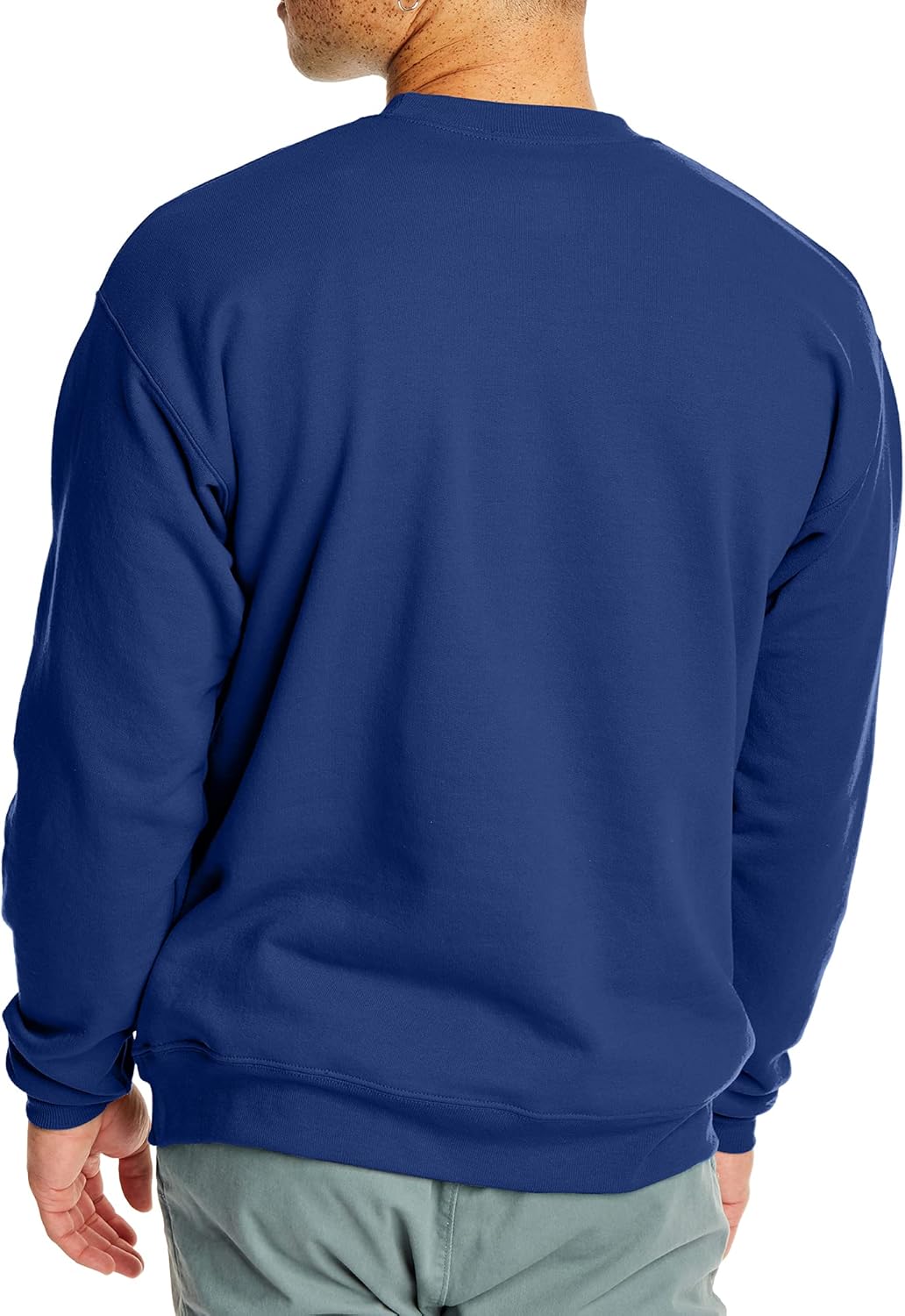 Men's  Fleece, Pullover Crewneck Sweatshirt, 1 or 2 Pack